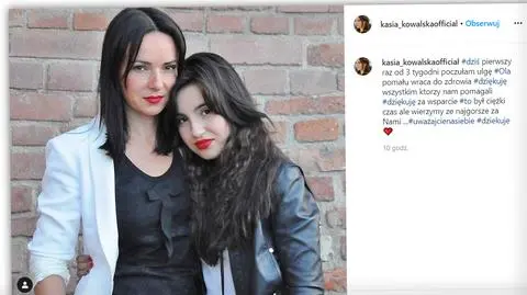 Córka Kasi Kowalskiej wraca do zdrowia. "Pierwszy raz od trzech tygodni poczułam ulgę"