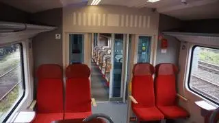 Wnętrze nowego pociągu