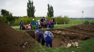 Archeolodzy musieli starannie wybrać miejsce prac