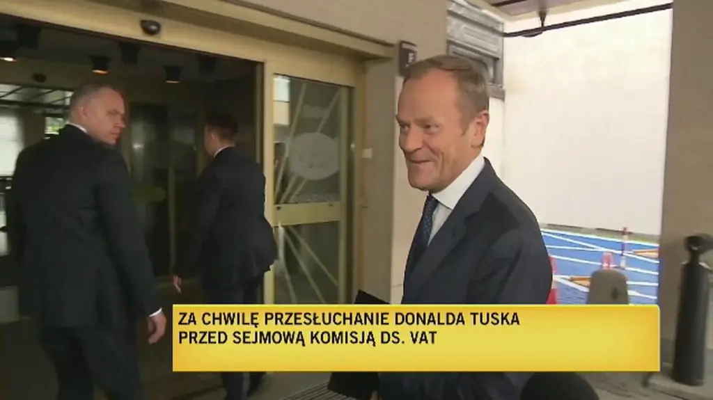 Donald Tusk przed komisją śledczą do spraw wyłudzeń podatku VAT