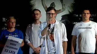Przedstawiciel Porozumienia Rezydentów Piotr Pisula na konferencji w "Białym miasteczku 2.0"