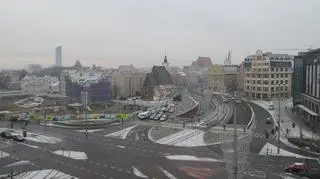 Przyprószony Plac Dominikański