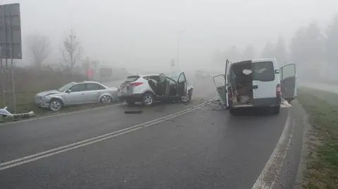 Wypadek na obwodnicy Staszowa