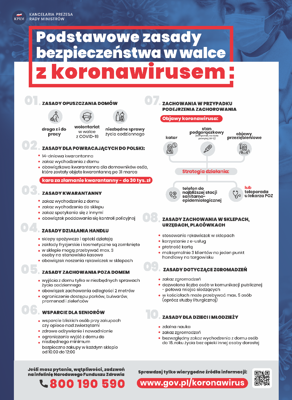 Aktualnie czytasz: "Powieś plakat w swojej okolicy". Kancelaria premiera apeluje o rozpowszechnianie informacji na temat koronawirusa