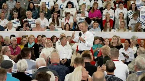 Donald Tusk w Ełku