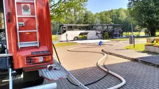 Wcześniej autobus przewoził dzieci