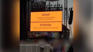 Komunikat o ewakuacji podczas festiwalu Open'er