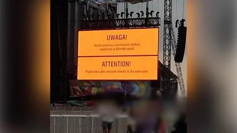 Komunikat o ewakuacji podczas festiwalu Open'er