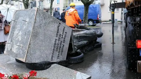 Pomnik ks. Jankowskiego obalony w środku nocy. Sprawcy zatrzymani