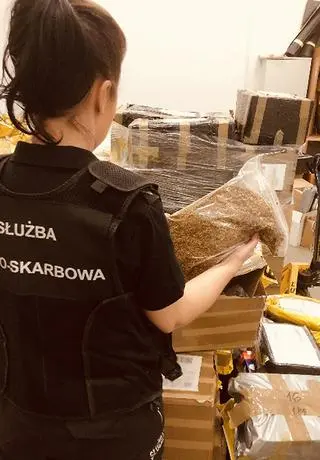 Zabezpieczony tytoń