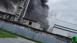Pożar w zakładach mięsnych, Tomice (Małopolskie)