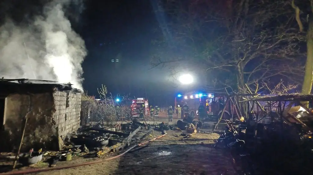 Z ogniem walczyło 31 strażaków