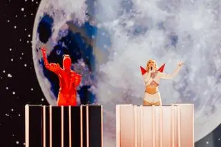 Luna podczas próby w Malmö