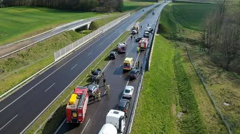 Wypadek na trasie S6 pod Ustroniem Morskim