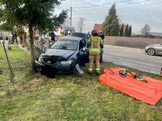 Kierowca stracił panowanie nad autem 