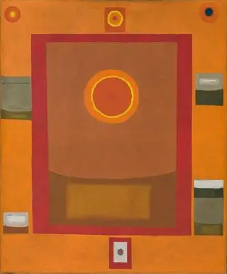 Jerzy Nowosielski, "Wschód słońca", 1965