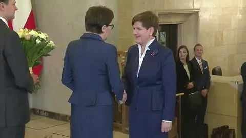 Powitanie Beaty Szydło w KPRM