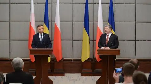 Andrzej Duda na Ukrainie