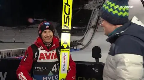 Dziennikarz zaskoczył Stocha w trakcie wywiadu