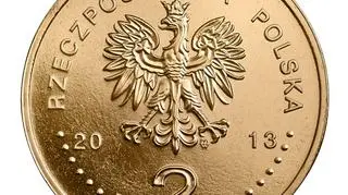 Dwu-złotówka z okazji 50-lecia działalności Polskiego Stowarzyszenia na Rzecz Osób z Upośledzeniem Umysłowym