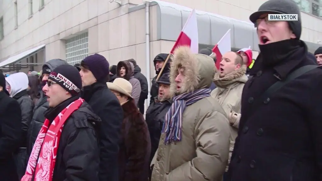 "Białystok wolny od imigrantów". Pikieta narodowców