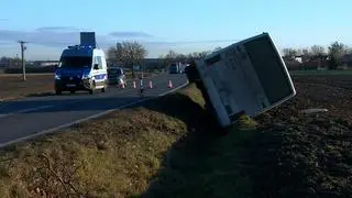 Zderzenie autokaru z samochodem osobowym