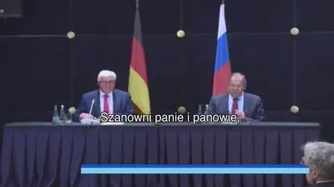 Spotkanie szefów dyplomacji Rosji i Niemiec