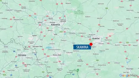 SKAWINA MAPKA