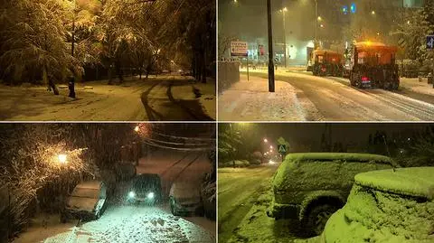 Strażacy walczą ze śniegiem. Setki interwencji, "ich liczba z godziny na godzinę wzrasta"