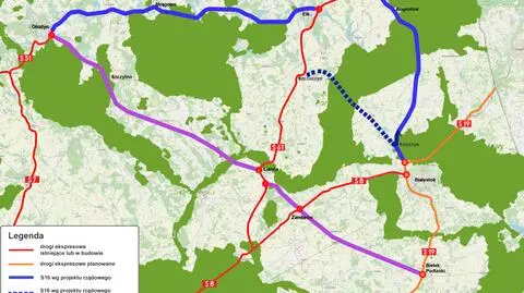 Taki pomysł na poprowadzenie S-16 mają organizacje ekologiczne