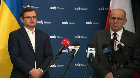 Dmytro Kułeba i Zbigniew Rau