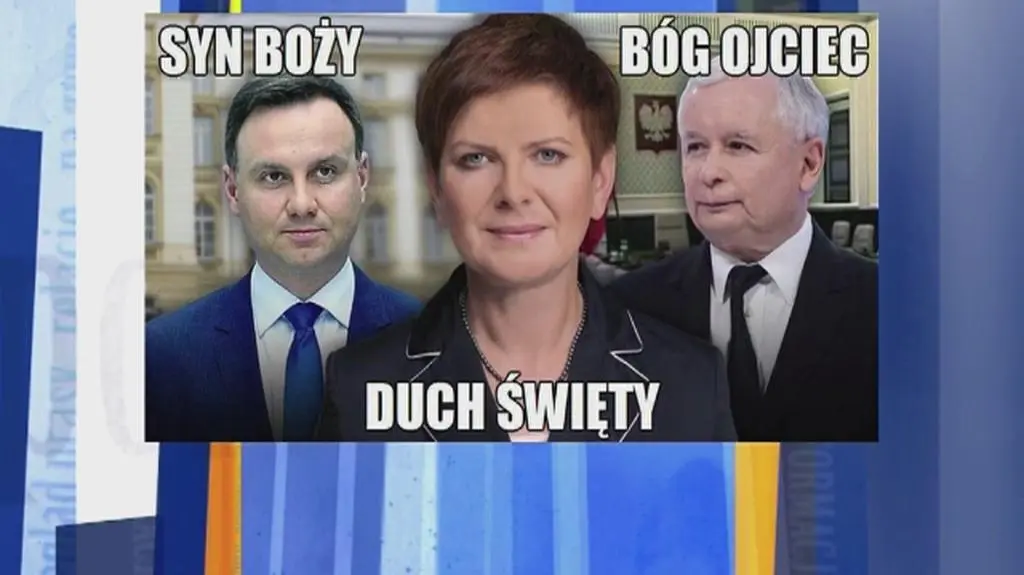 Jarek jedzie na grzbiecie Kopacz