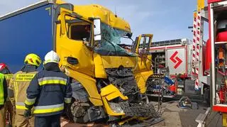 Wypadek na autostradzie A4