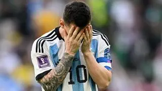 Lionel Messi po meczu z Arabią Saudyjską