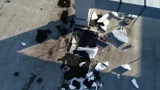 Włamanie do jubilera. Złodzieje weszli do środka przez wyciętą dziurę w dachu