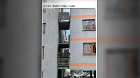 Balkon z widokiem na ścianę. "To nie jest fotomontaż?". Sprawdzamy