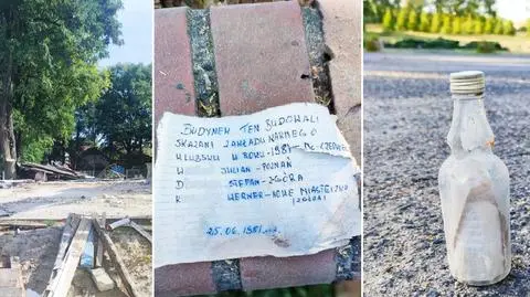 List znaleziono podczas prac rozbiórkowych w Lubsku