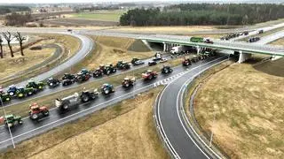 Protest i blokada S5 w Dębnicy