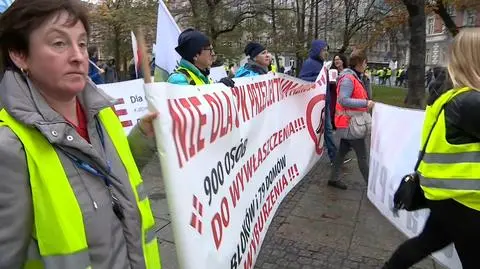 Protest przeciwko CPK 
