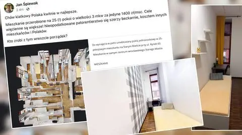 Pół okna, pół kaloryfera. 25 pokoi na wynajem w jednym mieszkaniu