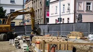 Archeolodzy są przy budowie od początku, od połowy kwietnia