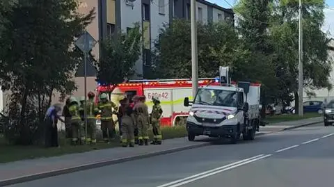 Trzylatek ruszył samochodem