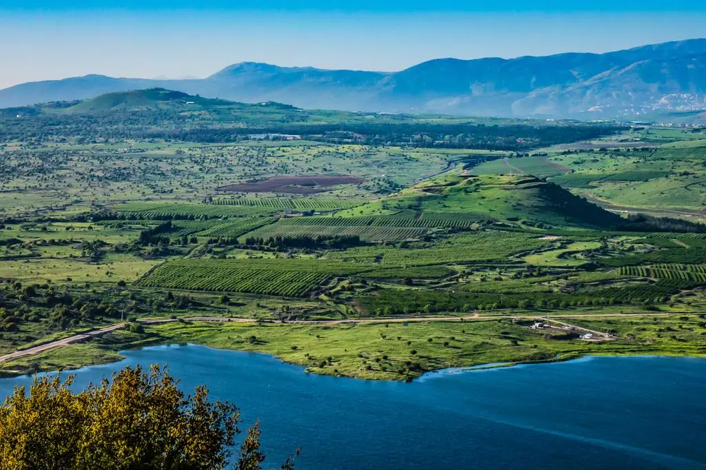 Widok na Wzgórza Golan 