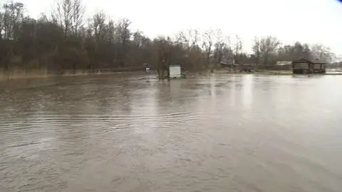Wody tak dużo, że przedziera się przez wały