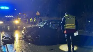 Kierowca podejrzany o spowodowanie wypadku ma dożywotni zakaz prowadzenia aut