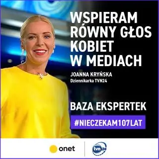 Wspieram równy głos kobiet w mediach