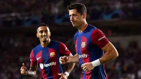Barcelona bezlitosna dla debiutanta. "Setka" Lewandowskiego