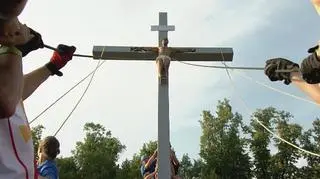 "Jezus przybity do krzyża". Etiuda towarzysząca Stacji XI