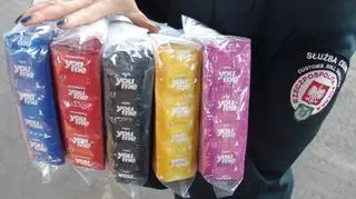 Prezerwatywy miały znak towarowy firmy z Czech