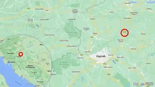 Miejsce, w którym doszło do wypadku autokaru na chorwackiej autostradzie